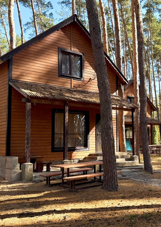 домик для 6 человек база отдыха Аркадия