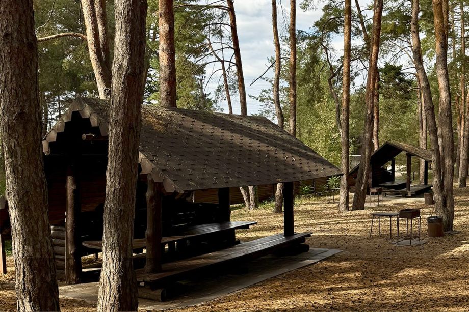 Летняя беседка для компании на базе отдыха "Аркадия" в Белгородской области