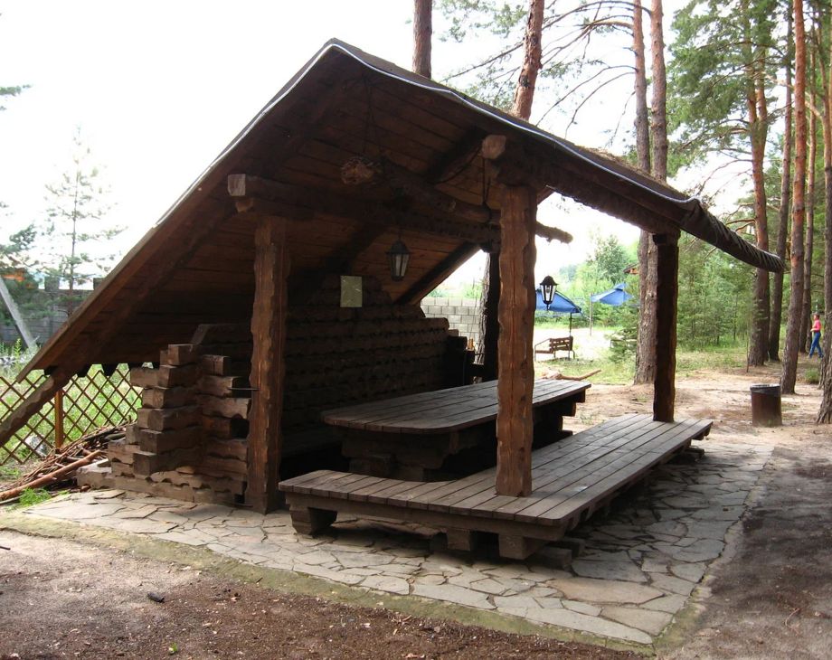 Дневной отдых в беседках на природе на базе отдыха «Аркадия»