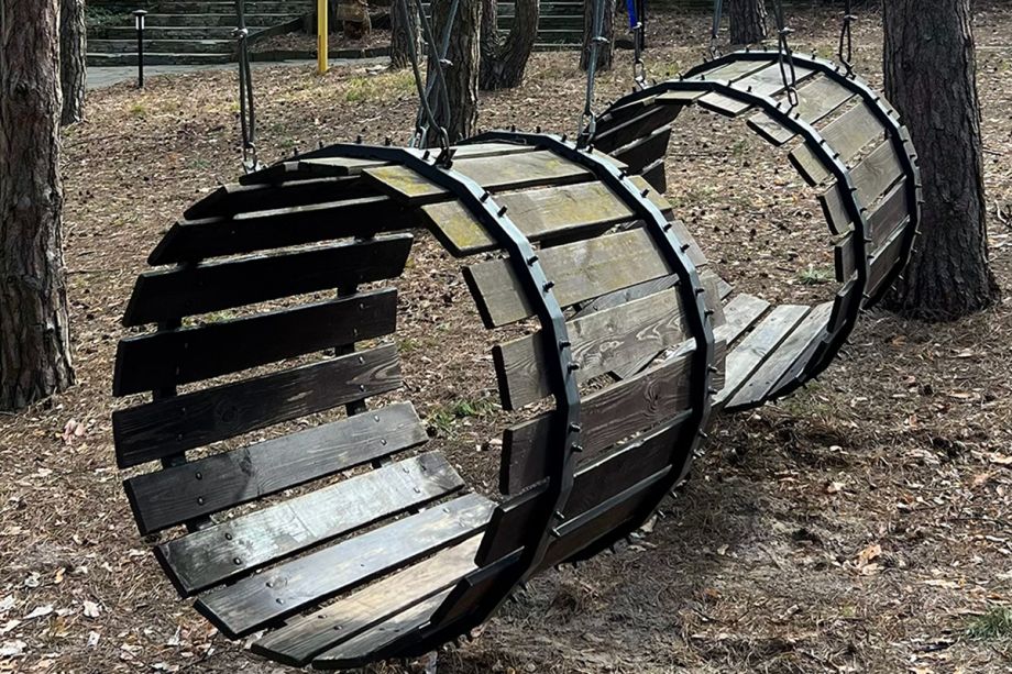 Активный отдых в верёвочном городке базы отдыха «Аркадия»