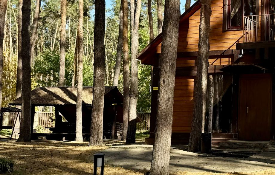 Летняя беседка открытого типа с мангальной зоной на базе отдыха "Аркадия"