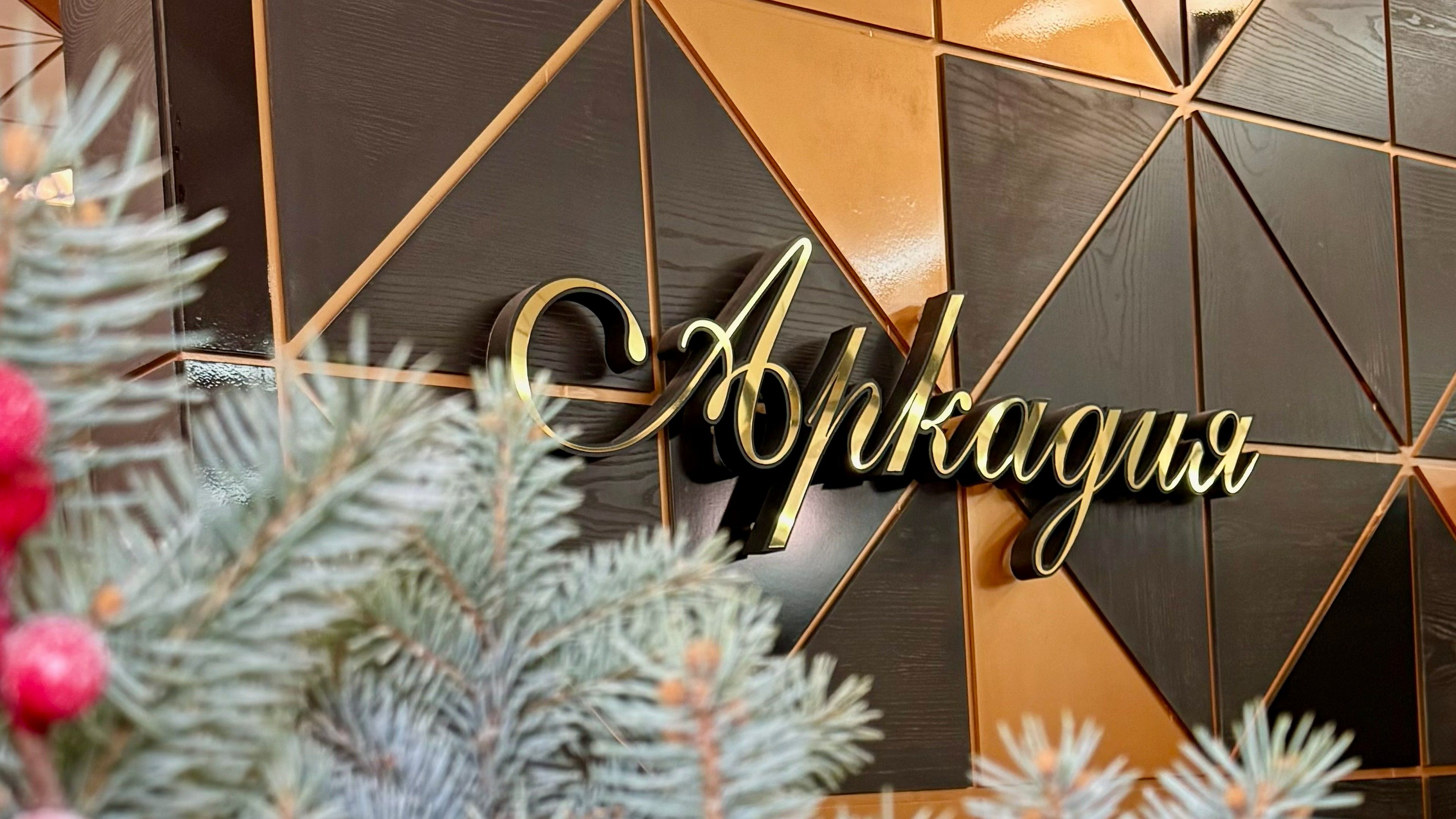 Новогодняя ночь в ресторане «Аркадия» - праздничный банкет и зимняя атмосфера