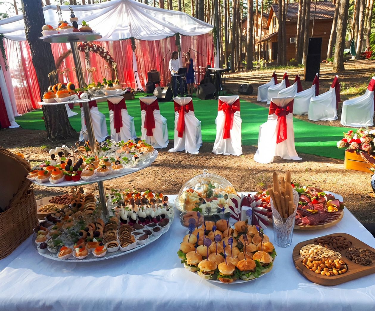 праздничное меню для свадьбы заказать на турбазе