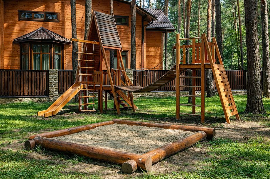 Детские игровые городки на базе отдыха «Аркадия»