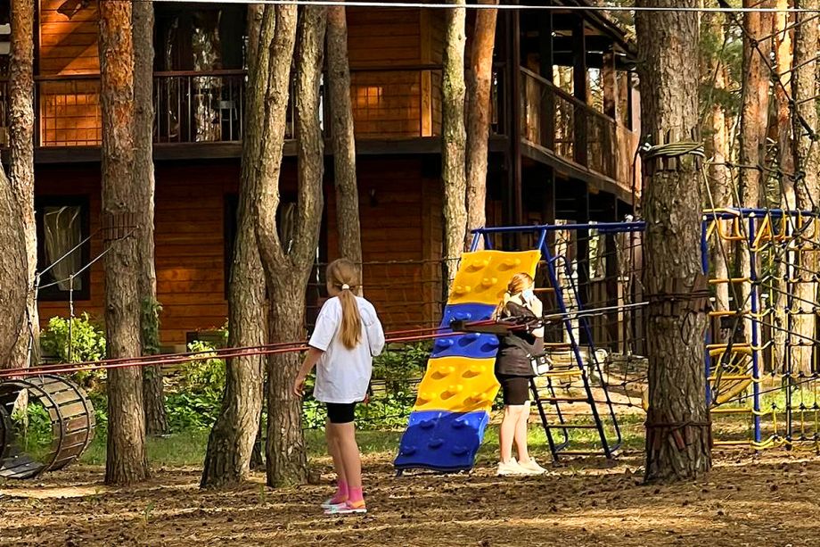 верёвочный городок на базе отдыха "Аркадия" в Белгородской области