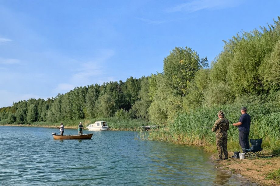 Отдых у воды на пляже базы отдыха «Аркадия»